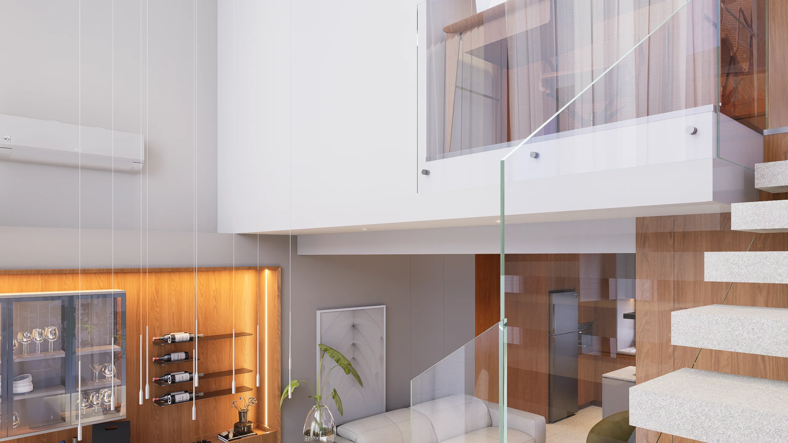 Interiores Apto Downtown — render 1