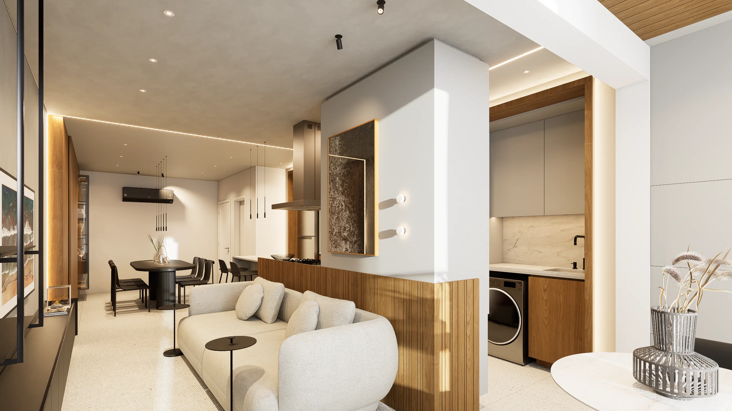 Interiores Apto NL — render 1