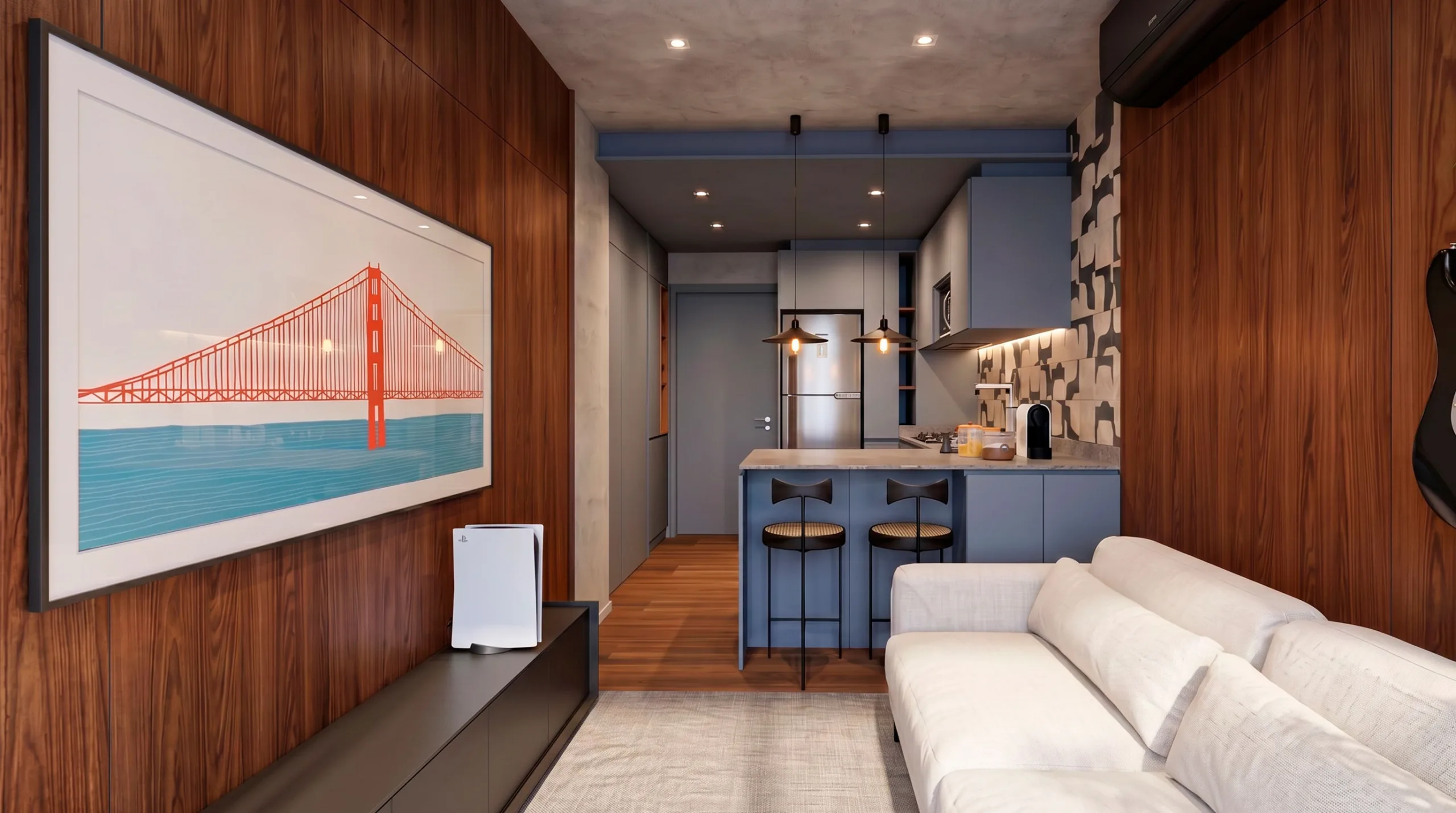 Interiores Apto Brooklyn — render 22