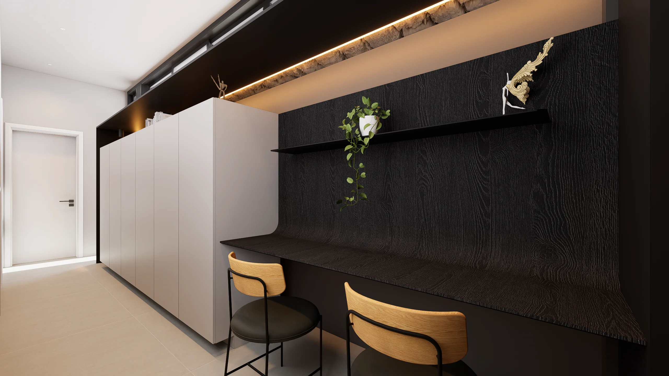 Interiores Casa Refúgio — render 16