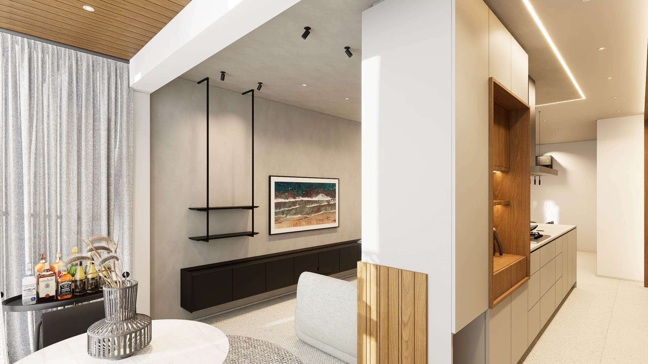 Interiores Apto NL — render 2