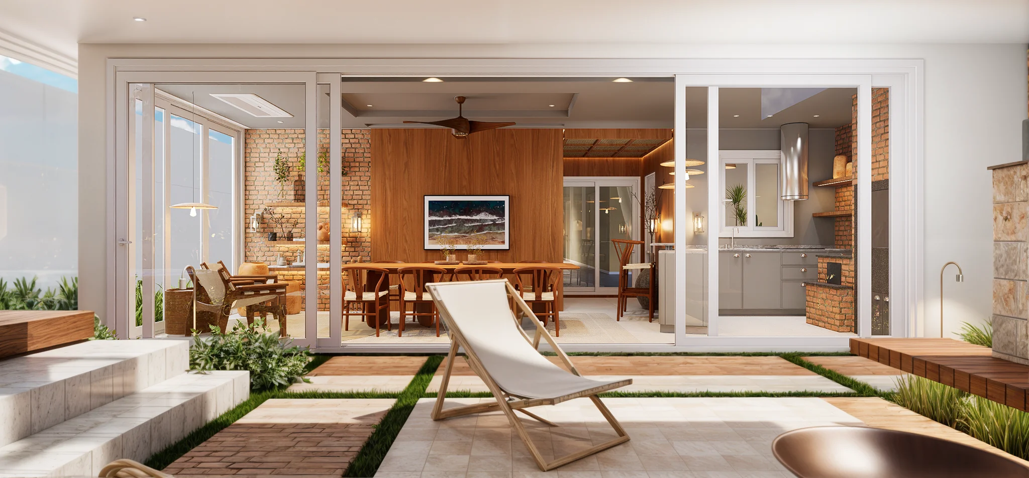 Interiores Reforma Área Gourmet JN — render 7