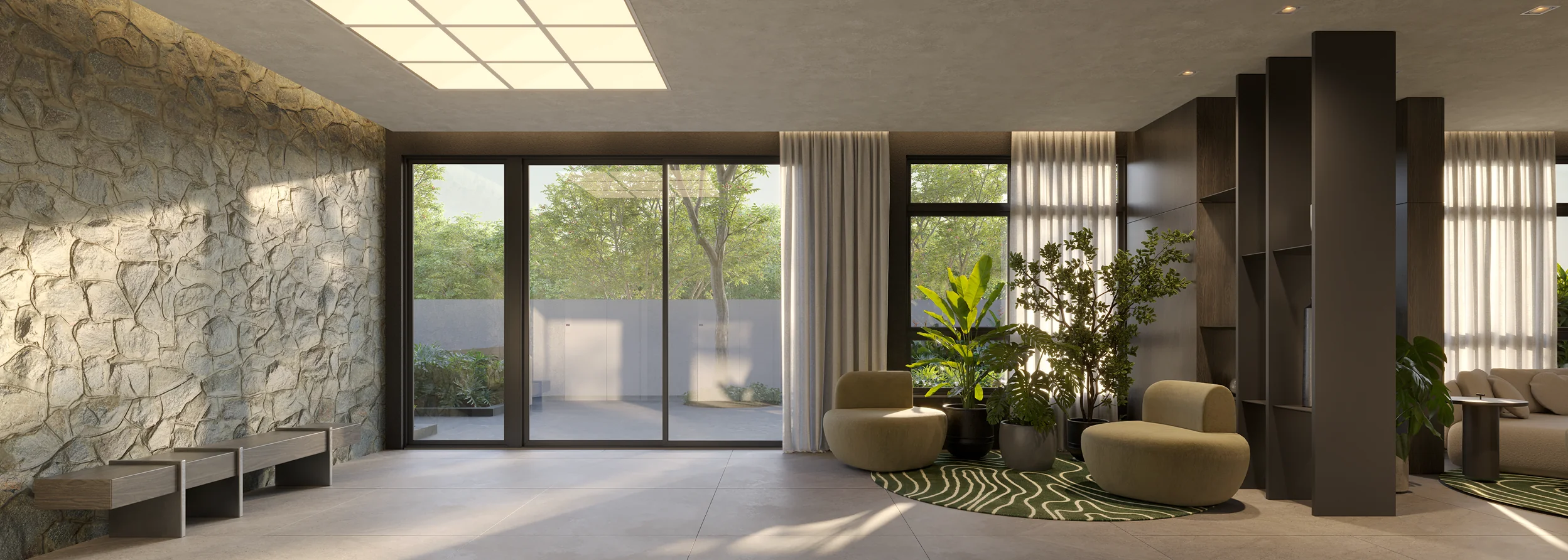 Lion Majestic Residence — Interiores Condominiais — render 2