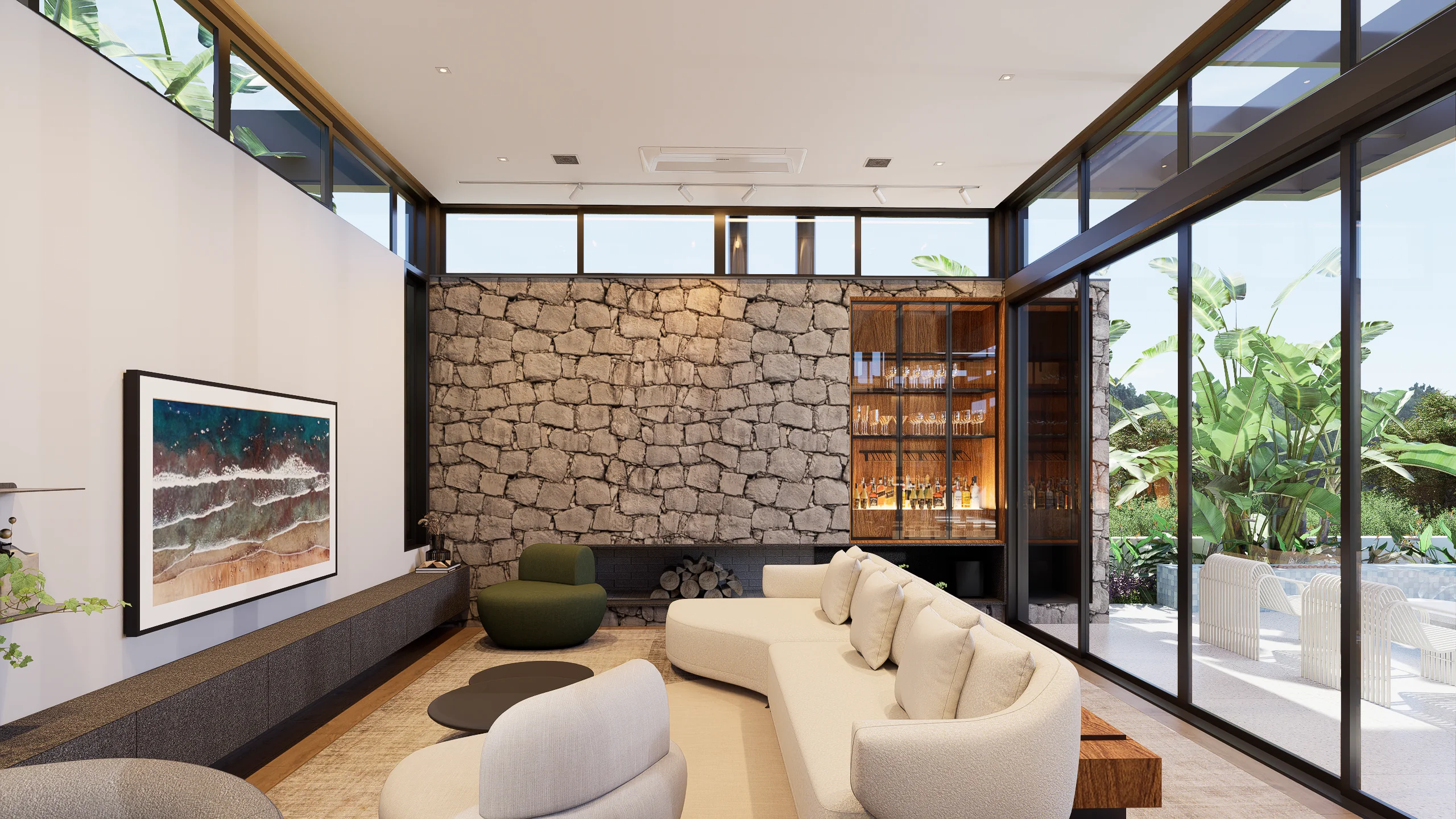 Interiores Casa Refúgio — render 11