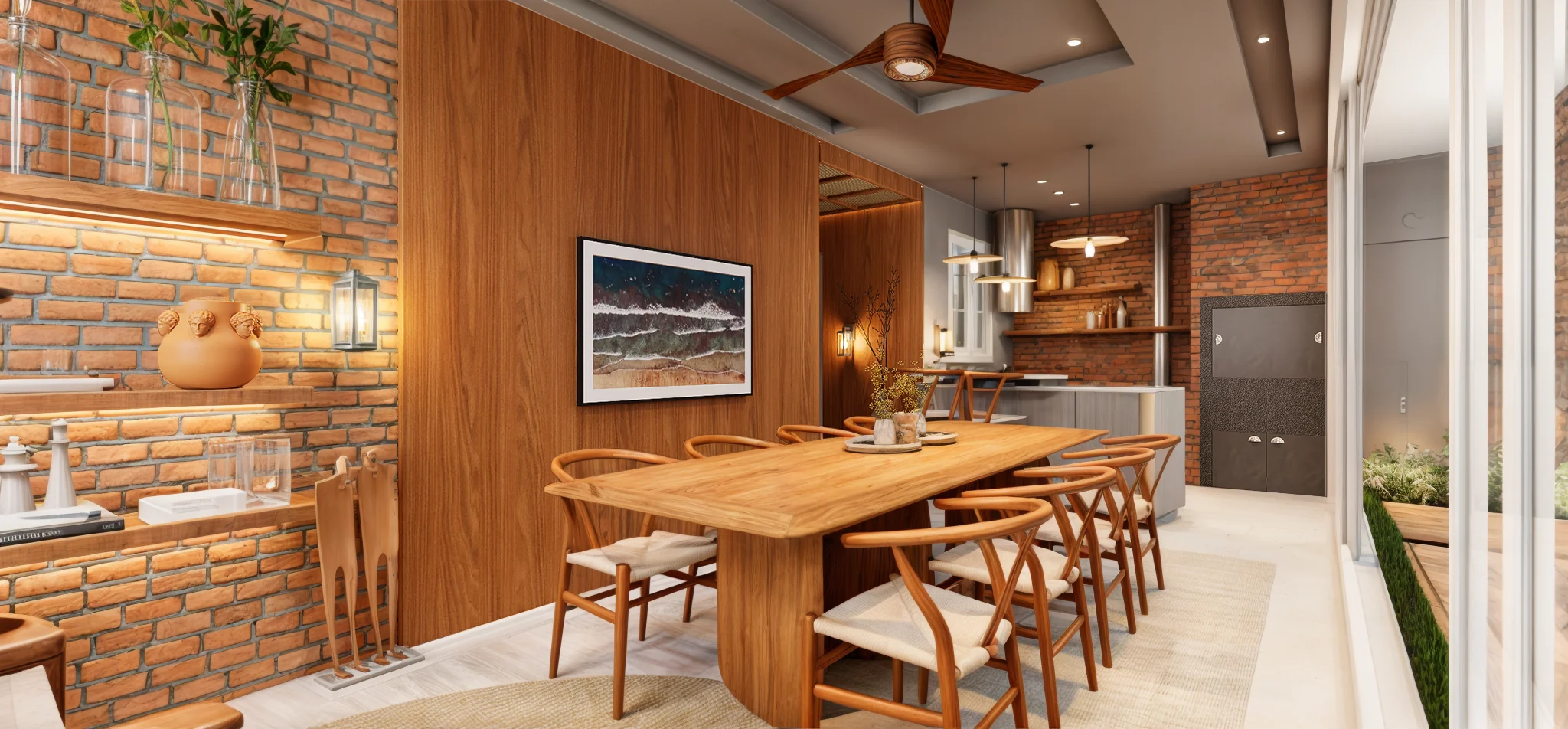 Interiores Reforma Área Gourmet JN — render 11