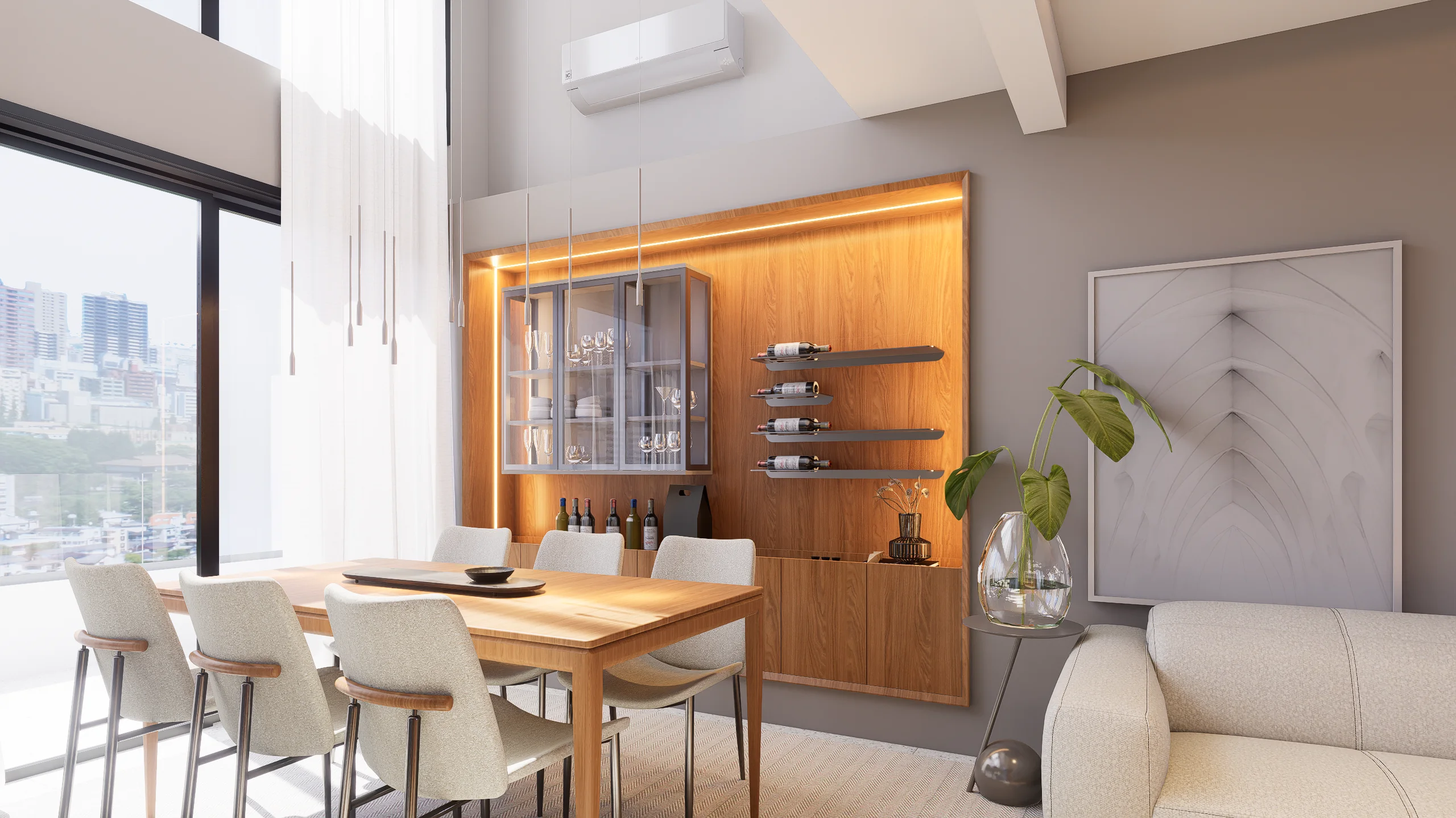 Interiores Apto Downtown — render 14