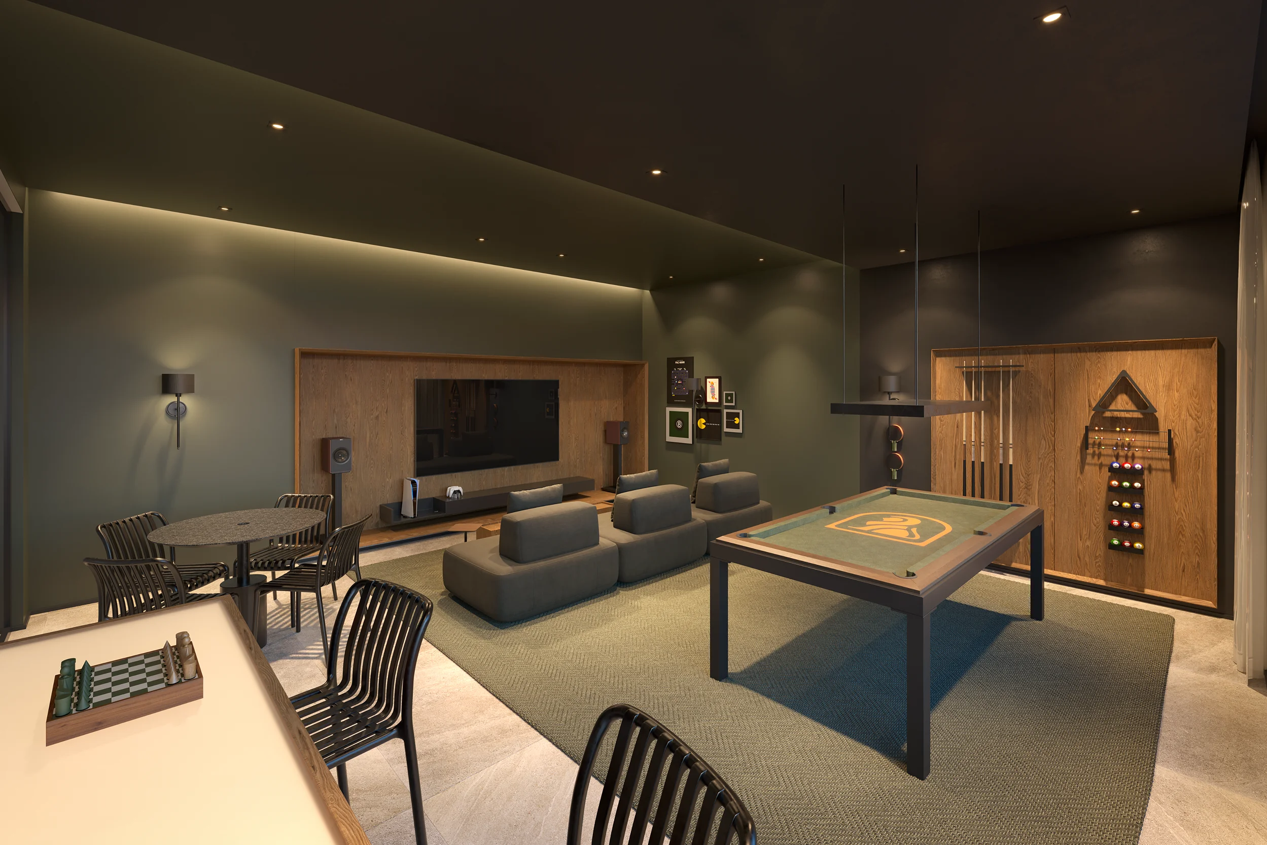 Lion Majestic Residence — Interiores Condominiais — render 7