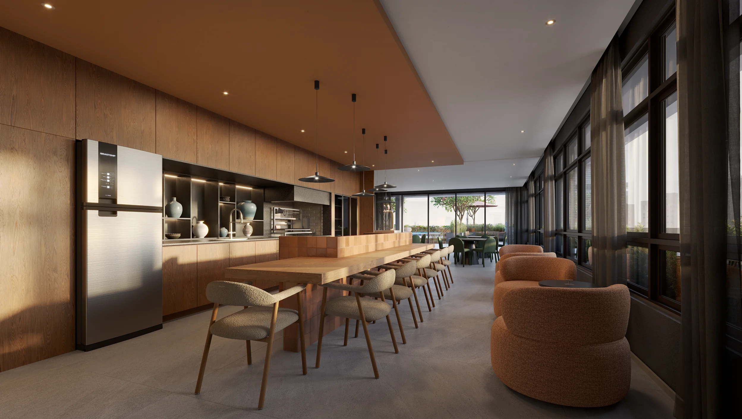 Lion Majestic Residence — Interiores Condominiais — render 9
