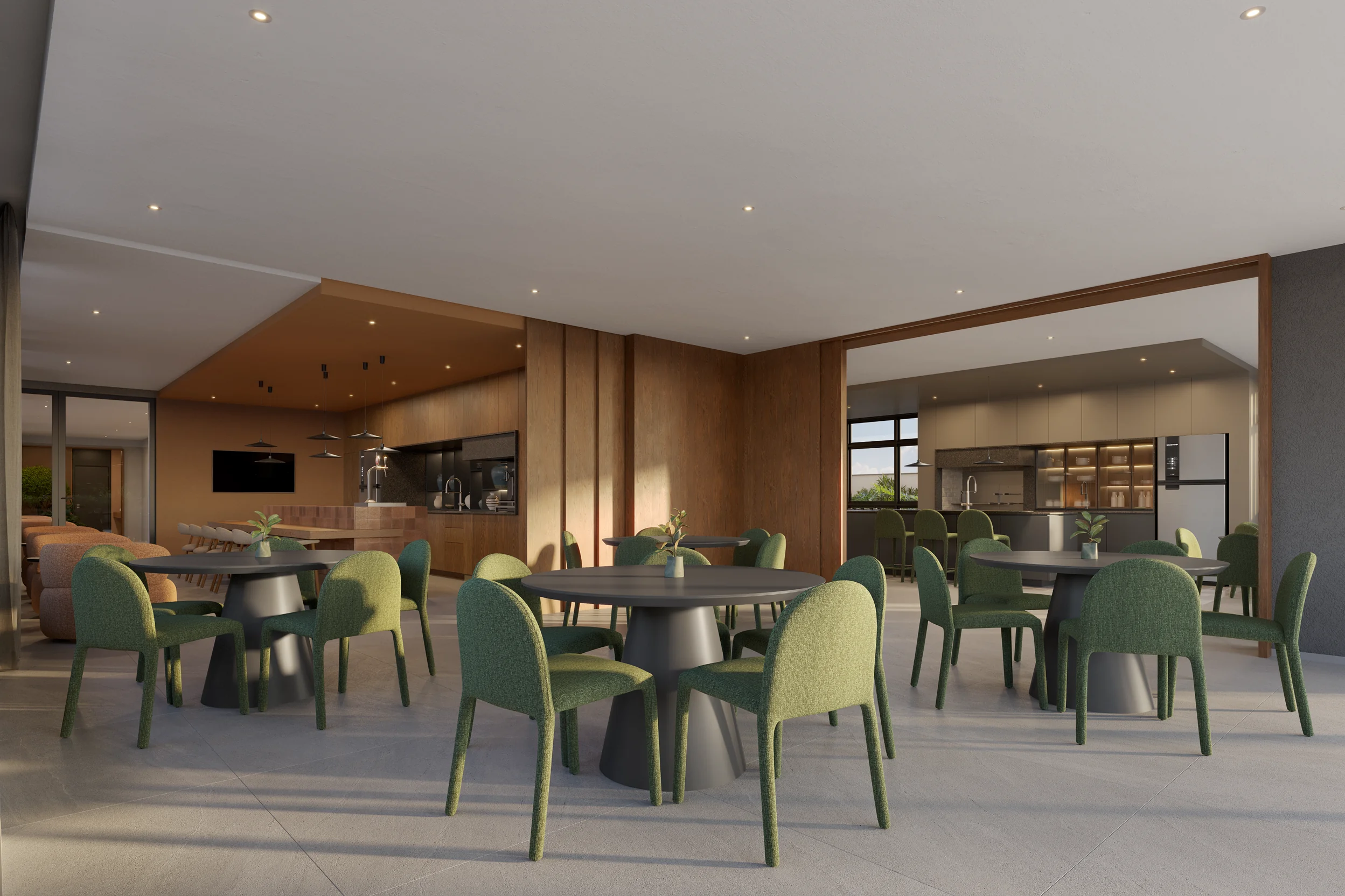 Lion Majestic Residence — Interiores Condominiais — render 10