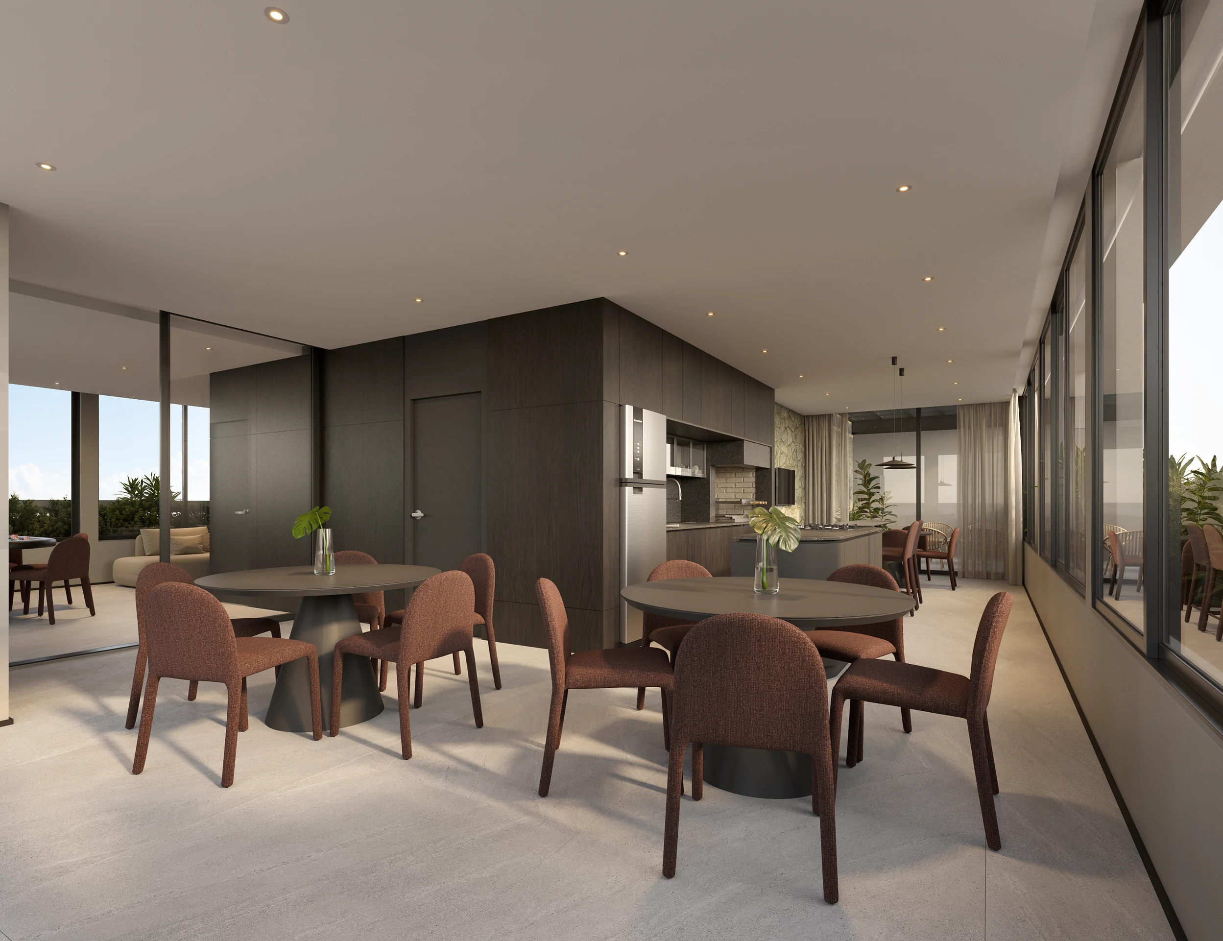 Lion Majestic Residence — Interiores Condominiais — render 11