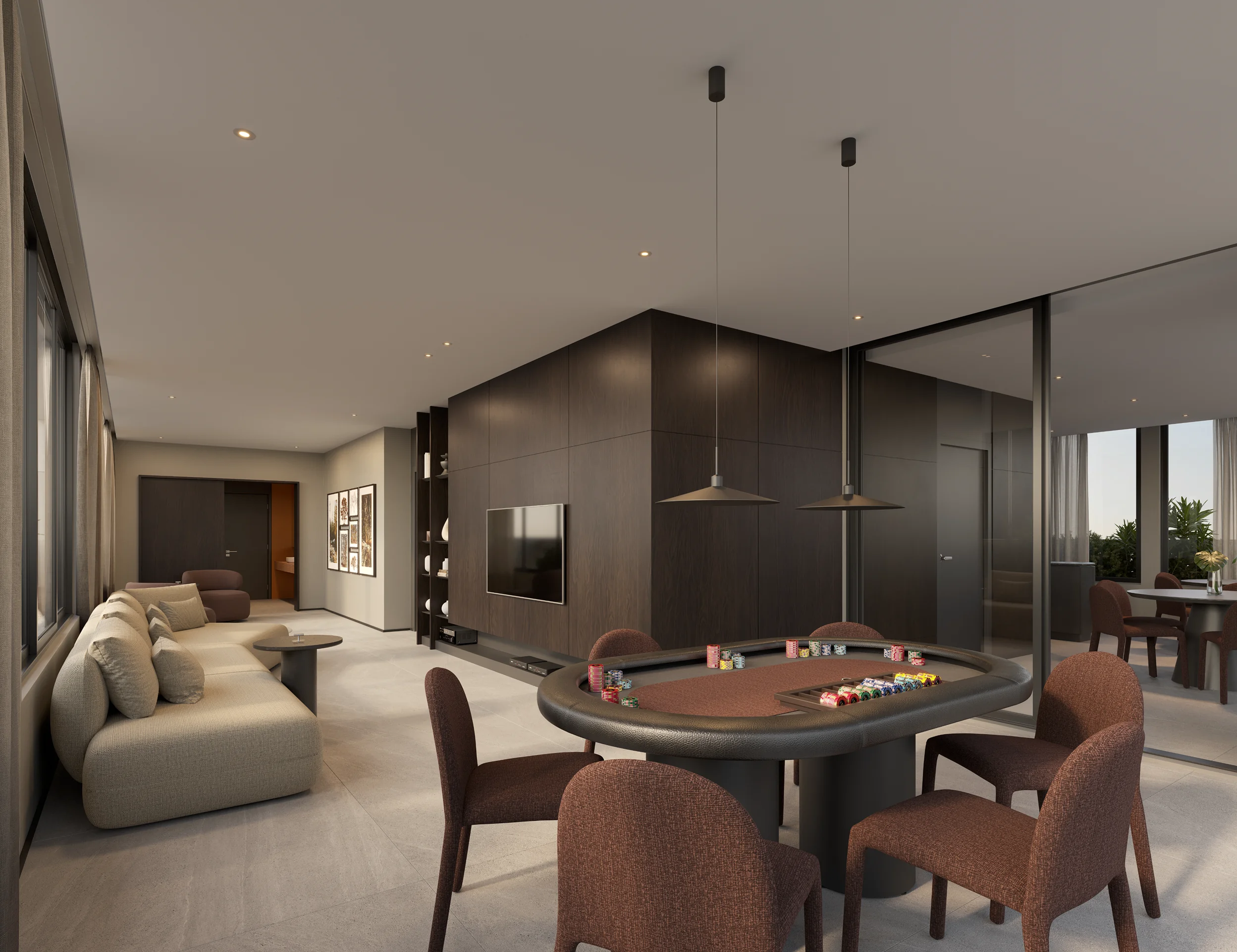 Lion Majestic Residence — Interiores Condominiais — render 12