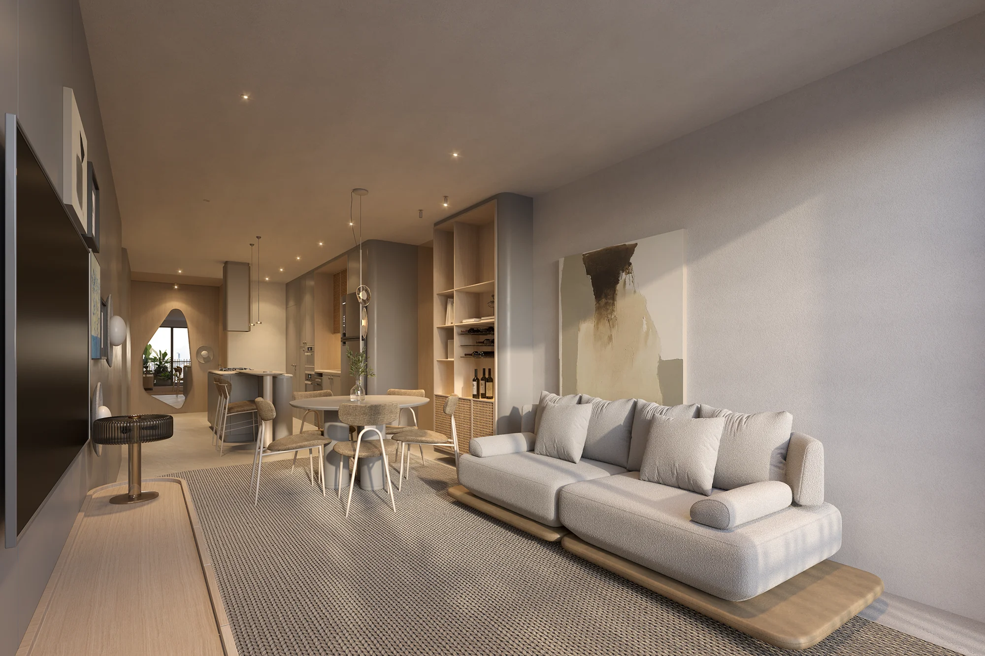 Lion Majestic Residence — Interiores dos Apartamentos — render 2