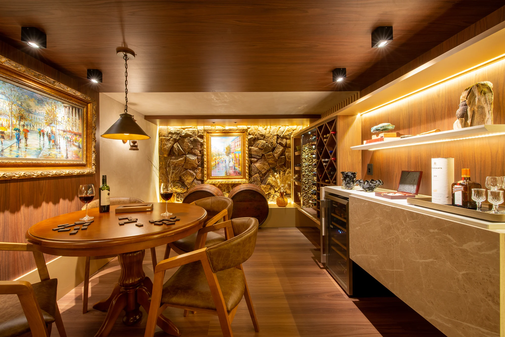 Interiores Adega OD — render 6