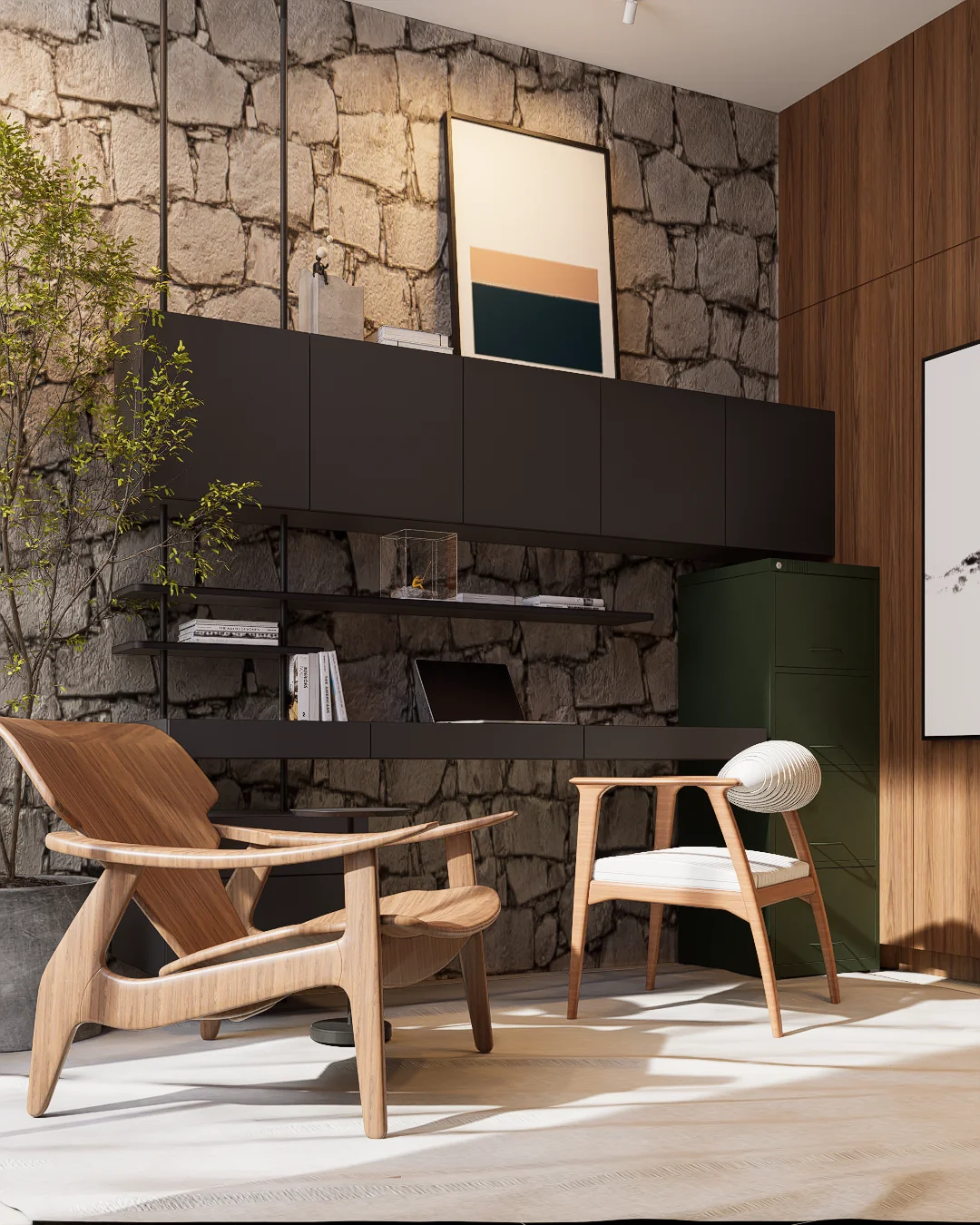 Interiores Casa Vereda — render 7