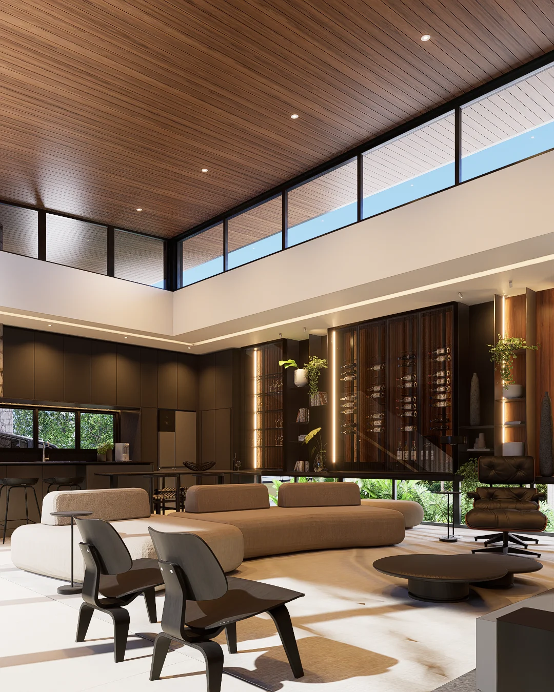 Interiores Casa Vereda — render 1