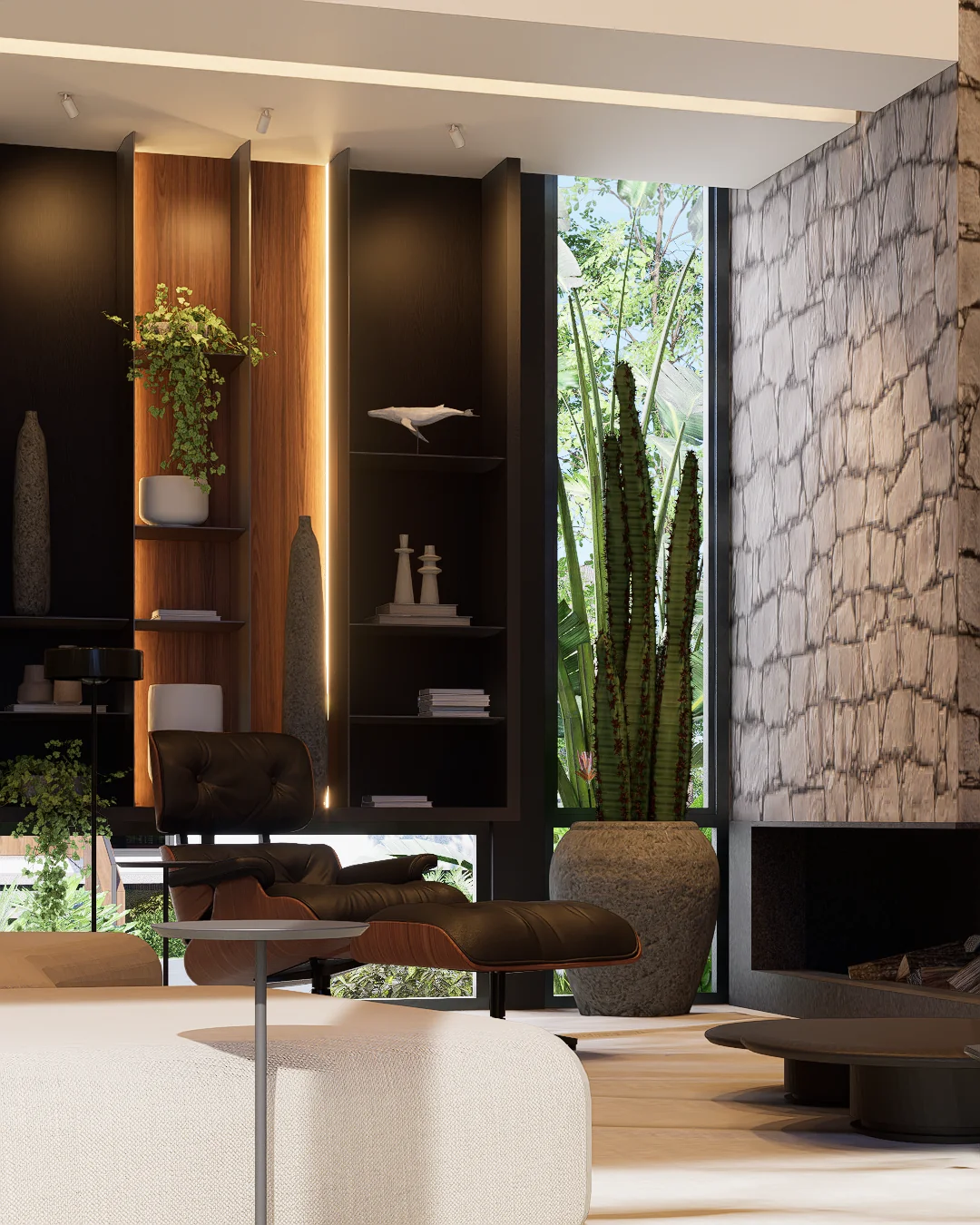 Interiores Casa Vereda — render 4