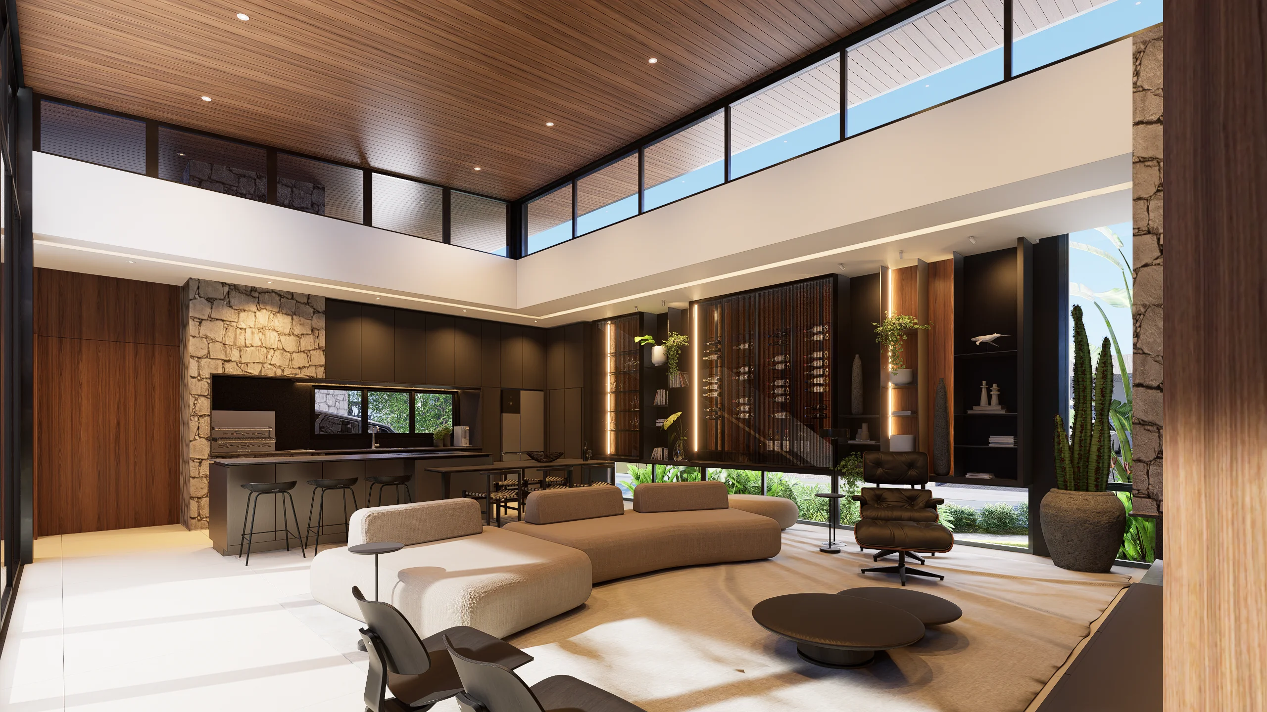 Interiores Casa Vereda — render 51
