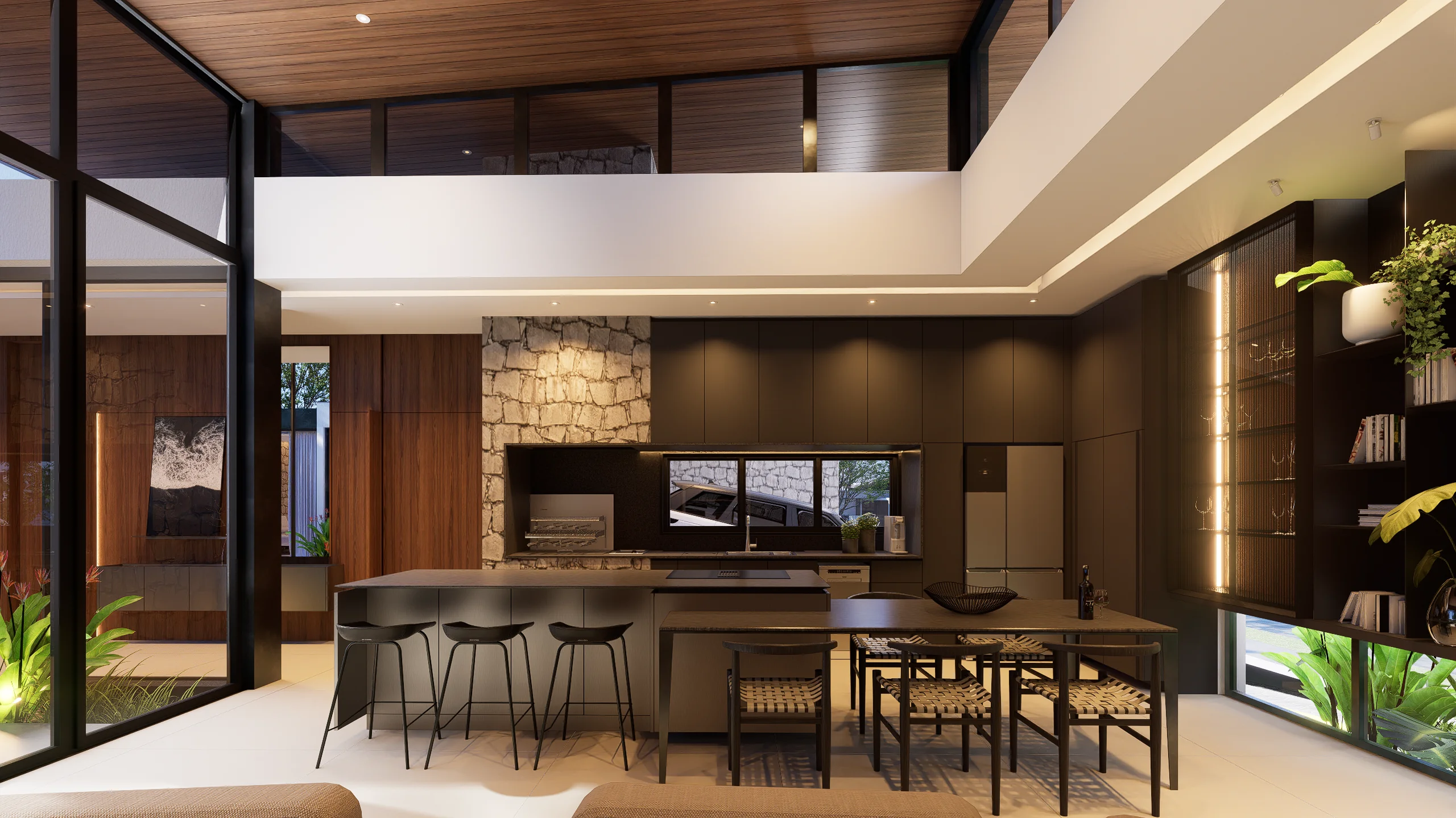 Interiores Casa Vereda — render 53
