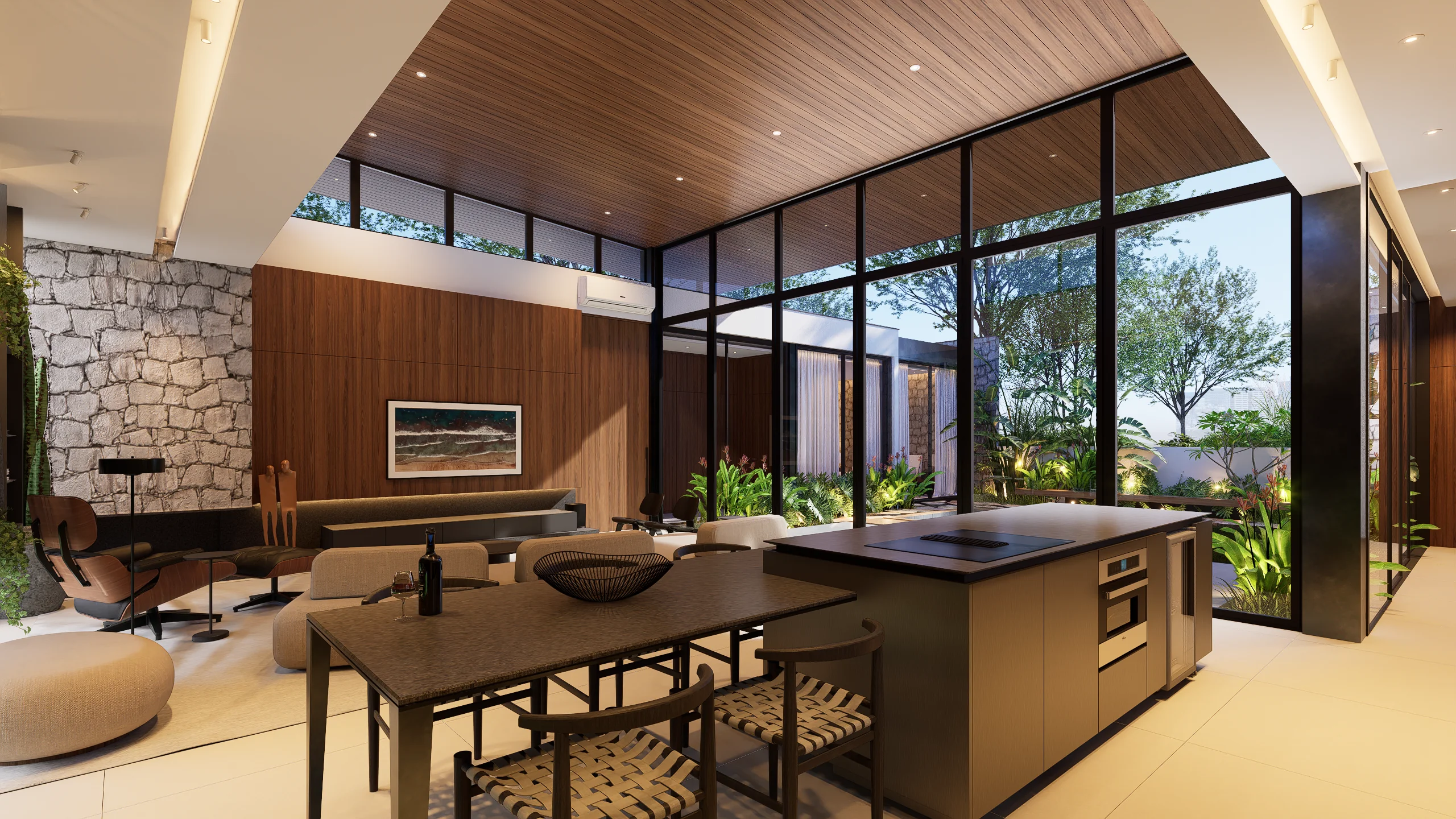 Interiores Casa Vereda — render 54