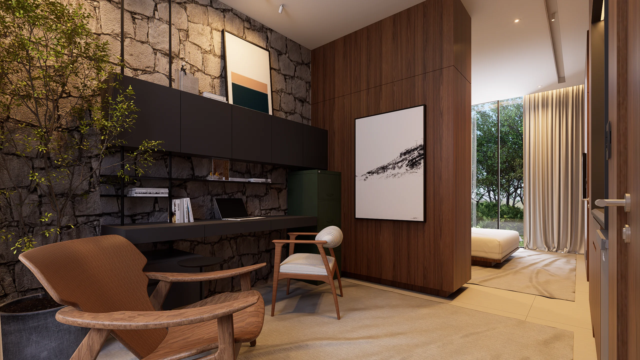 Interiores Casa Vereda — render 57