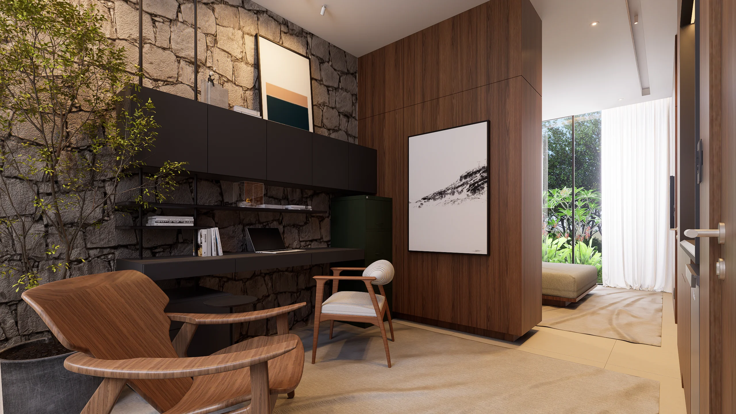 Interiores Casa Vereda — render 56