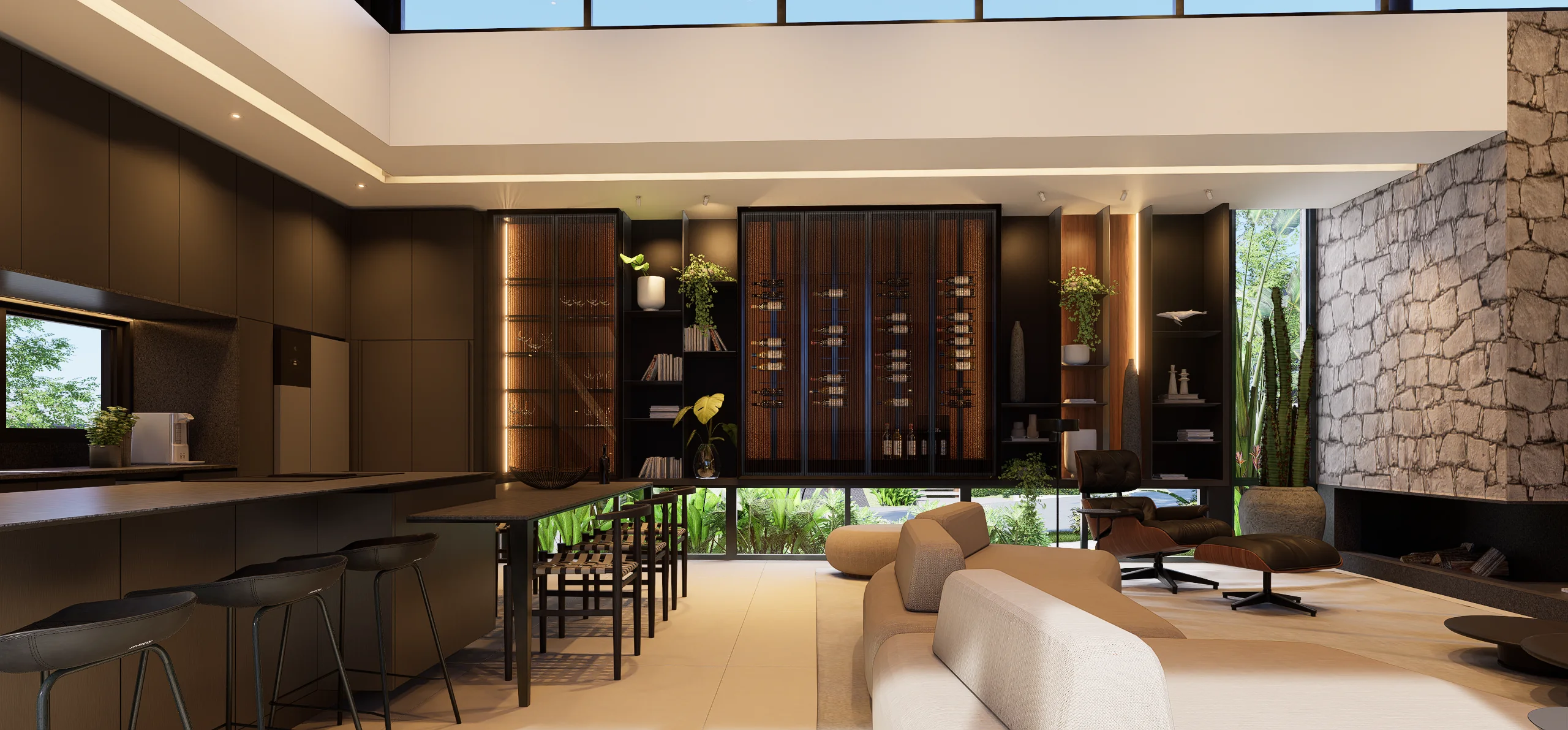 Interiores Casa Vereda — render 79