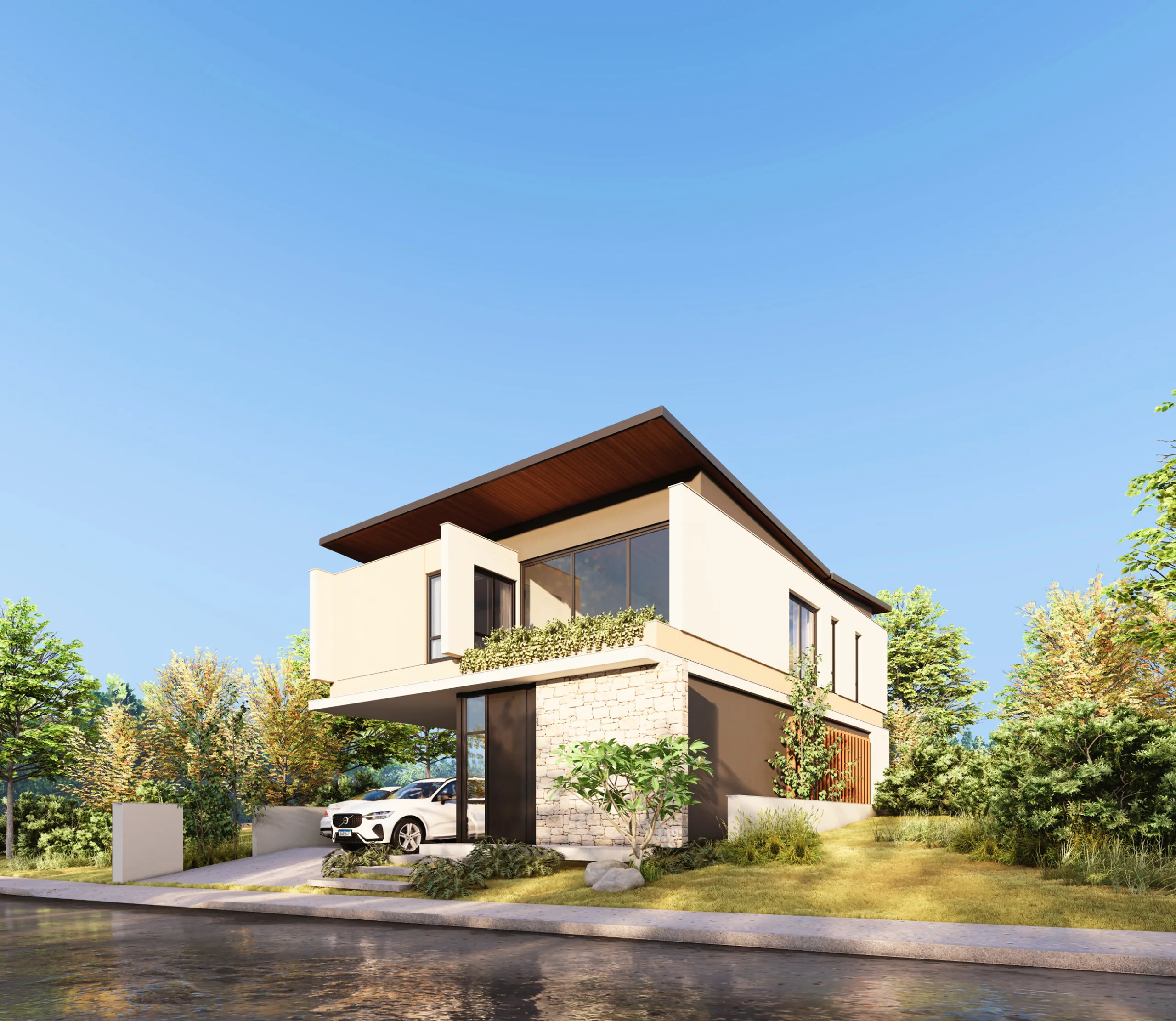 Casa Flutua — render 1