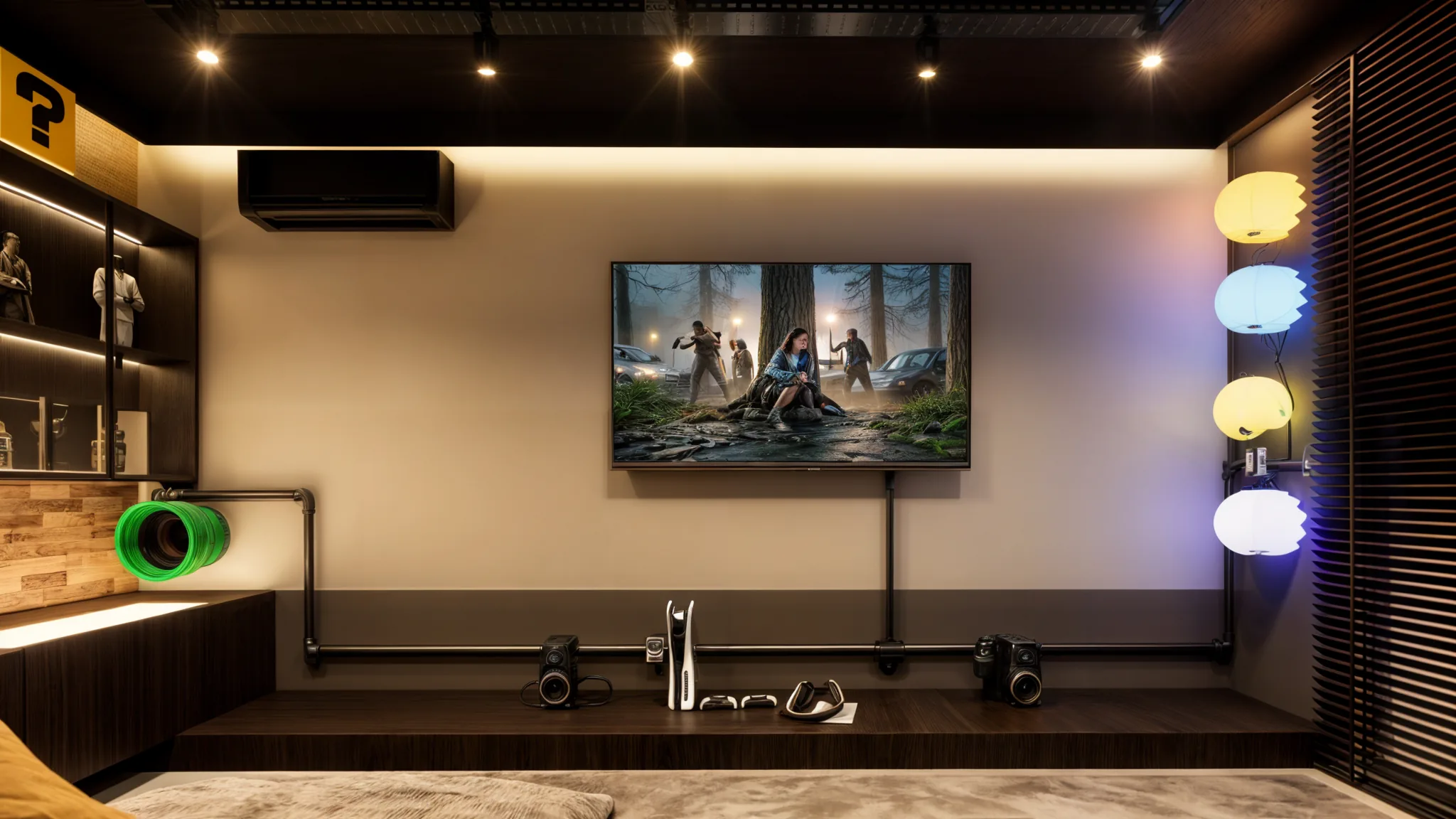Sala Gamer — render 3
