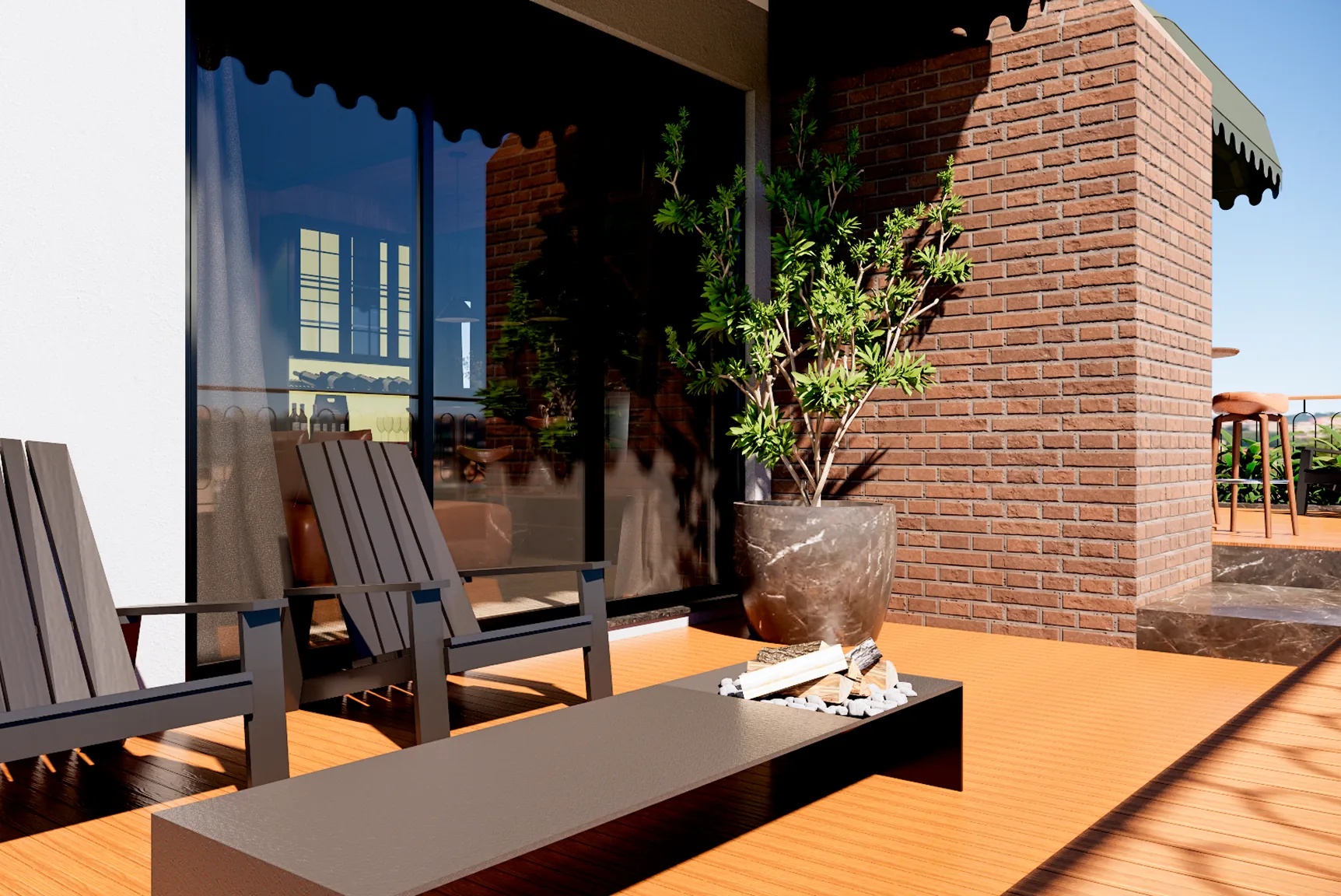 Interiores Apto Inglês — render 16
