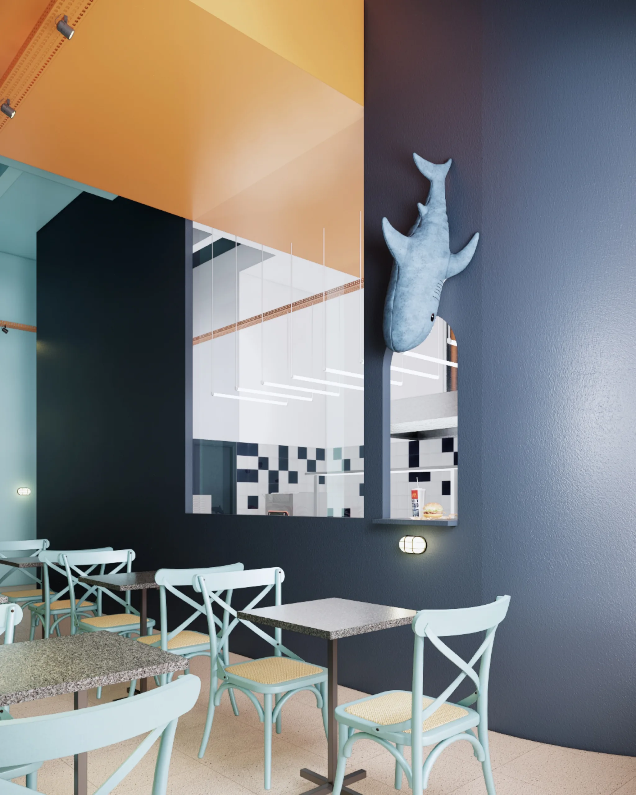 Tubarão Burger — render 8