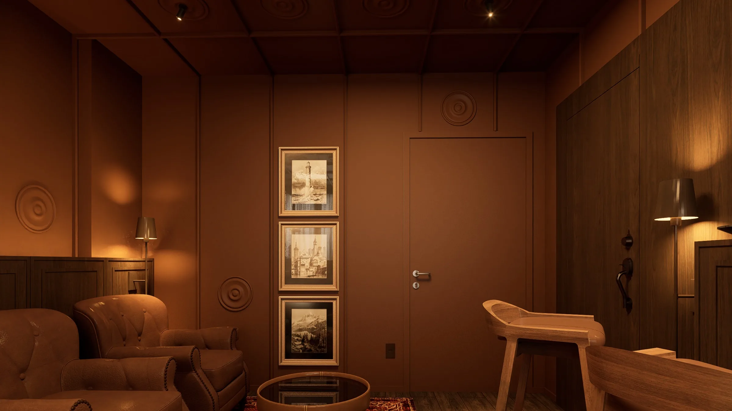 Barbearia God Bless — render 8