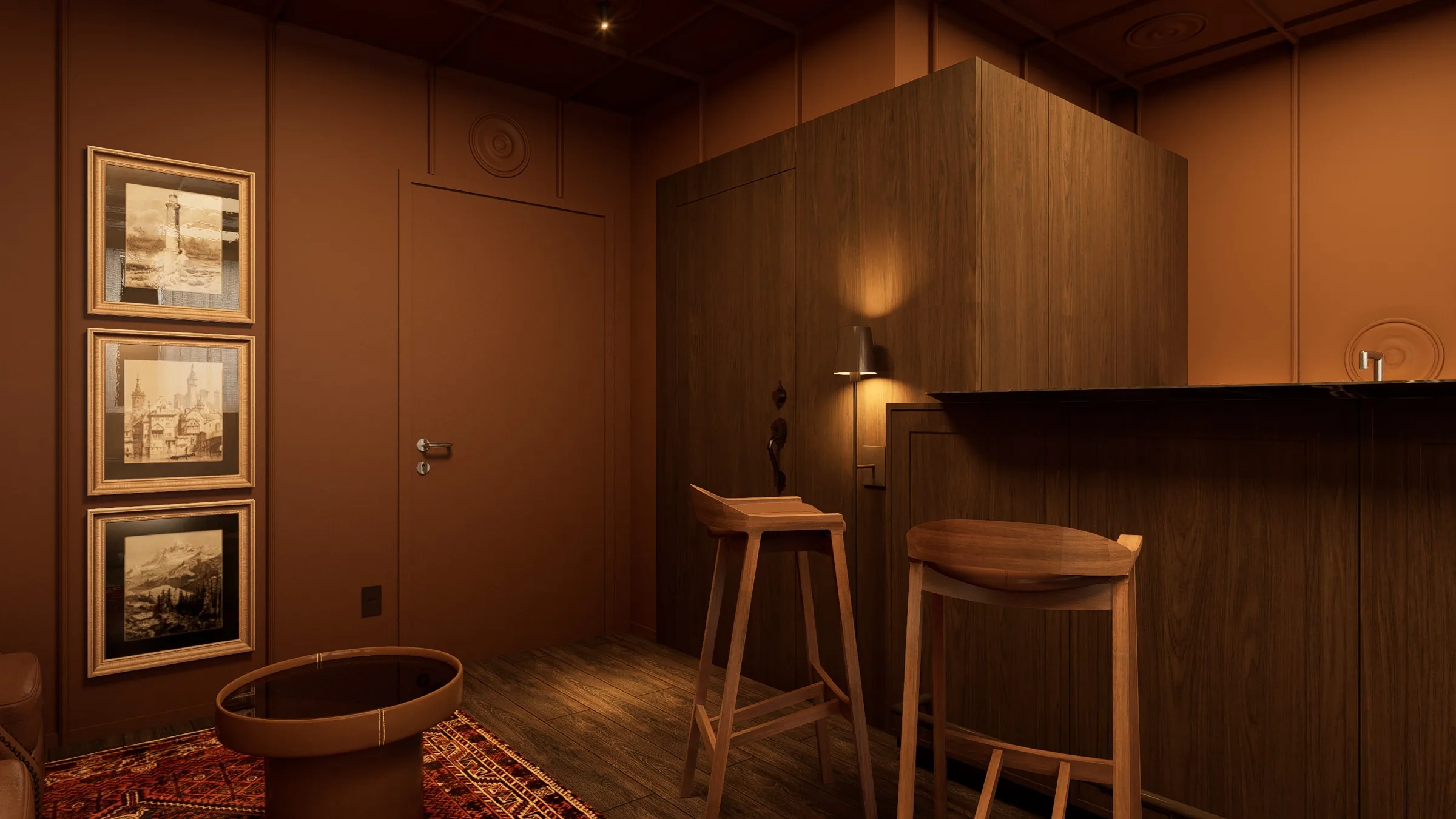 Barbearia God Bless — render 9