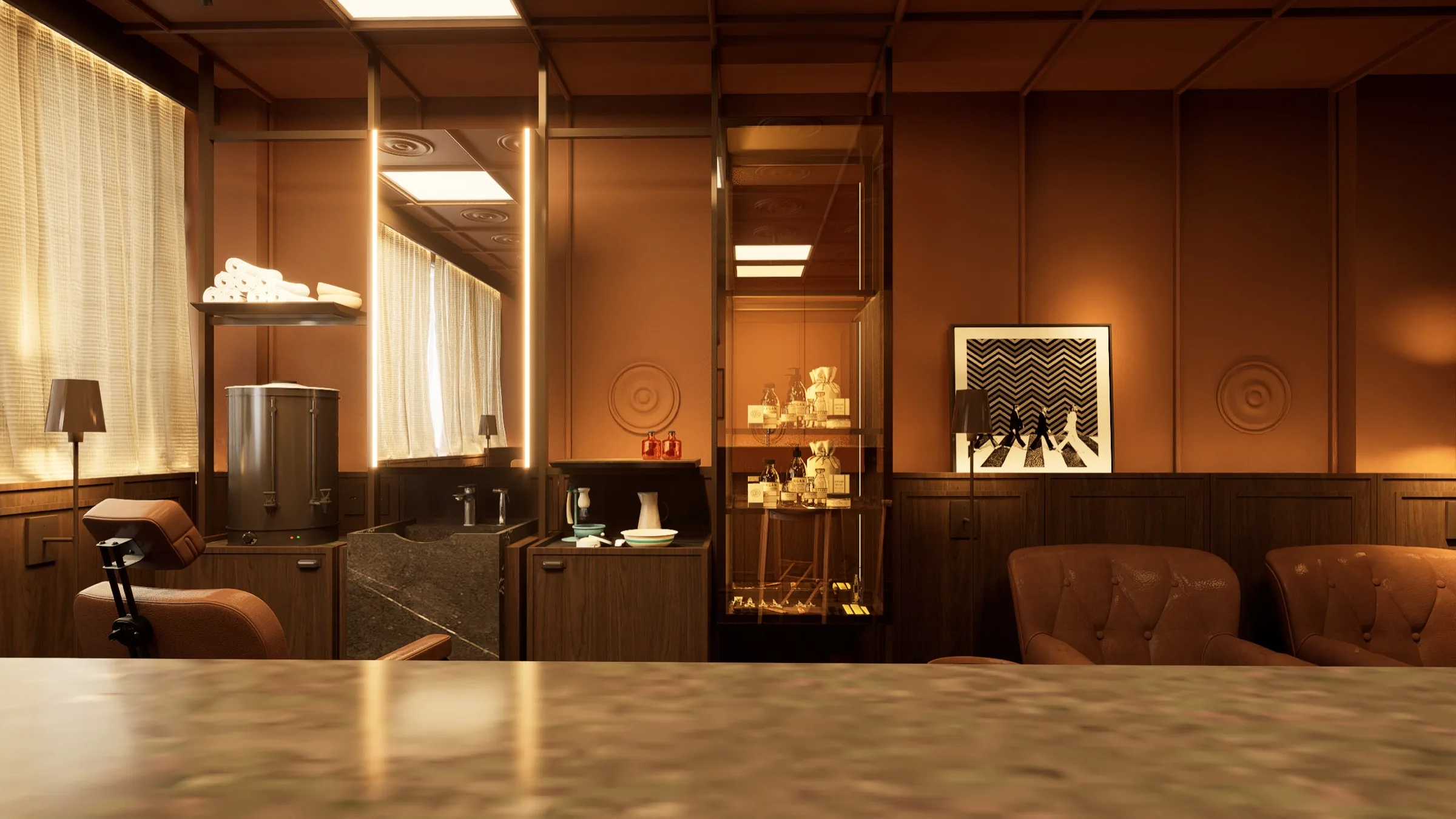Barbearia God Bless — render 12