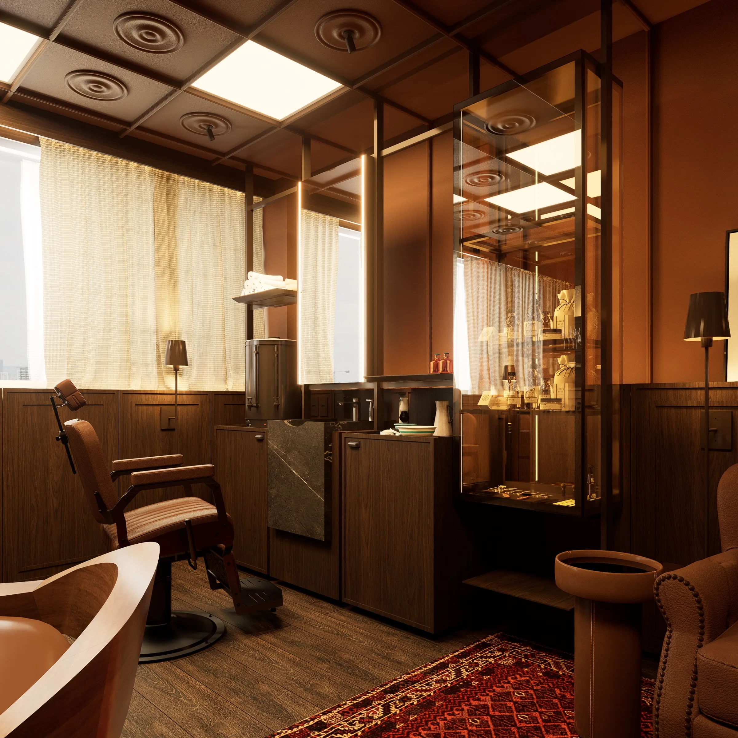Barbearia God Bless — render 14