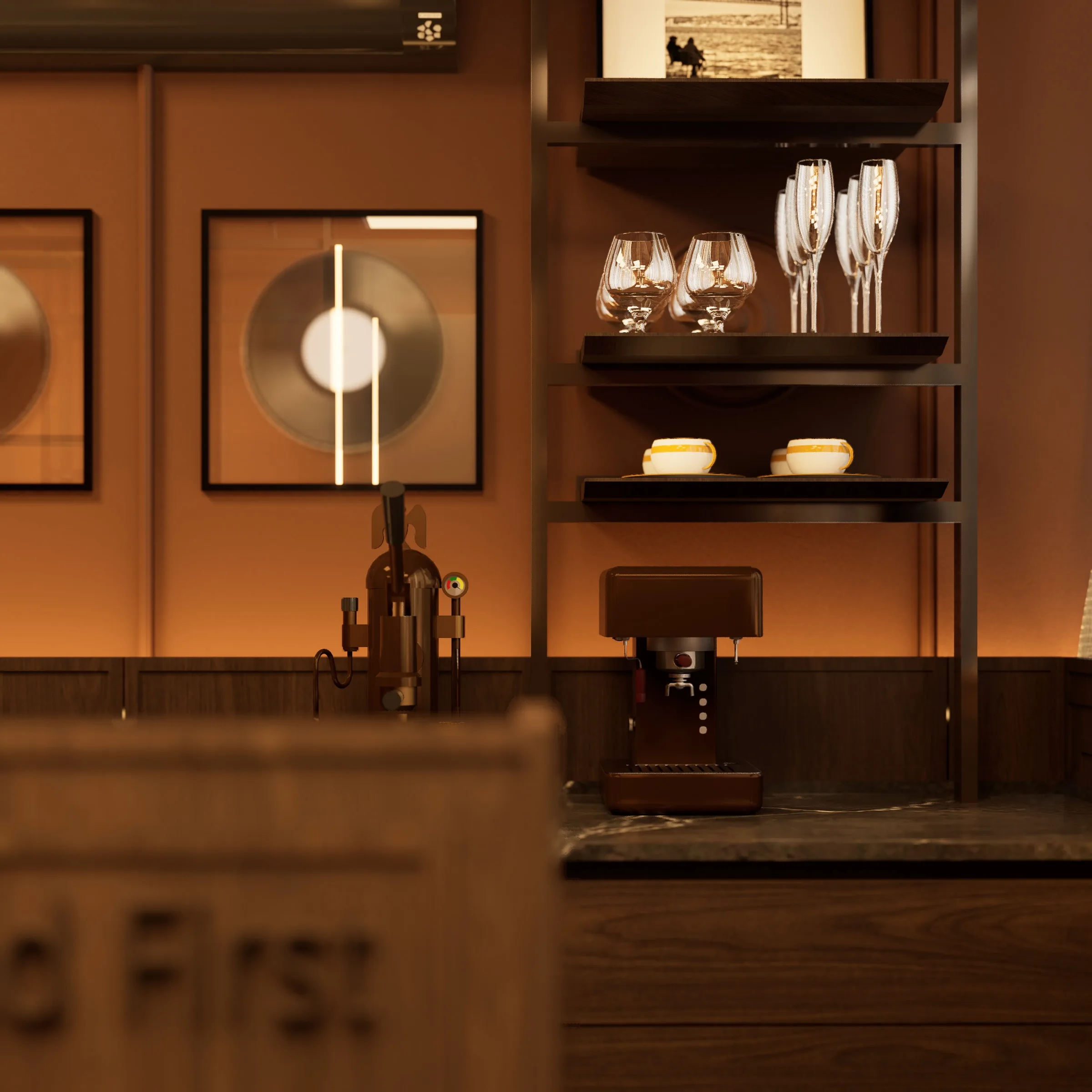 Barbearia God Bless — render 16