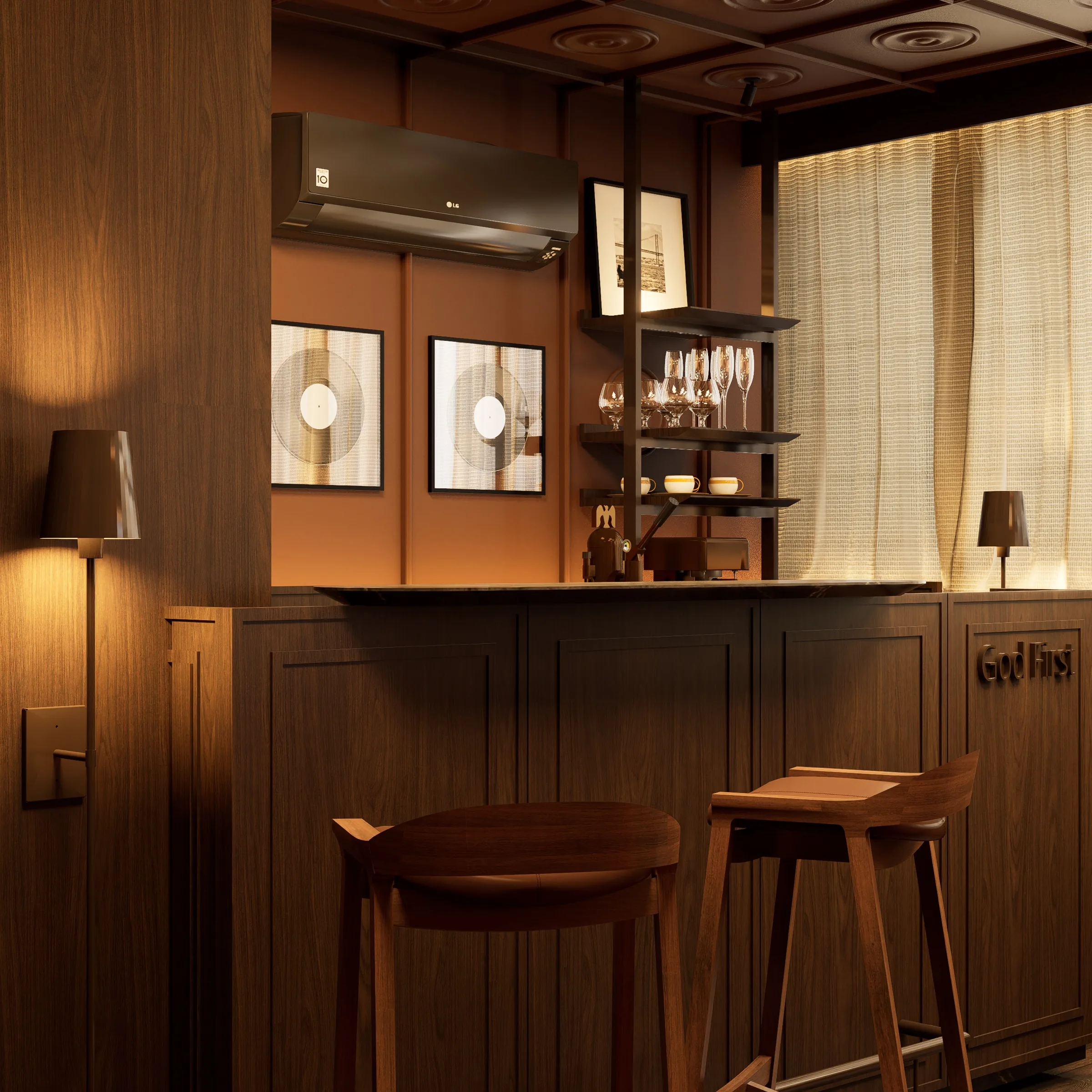 Barbearia God Bless — render 18