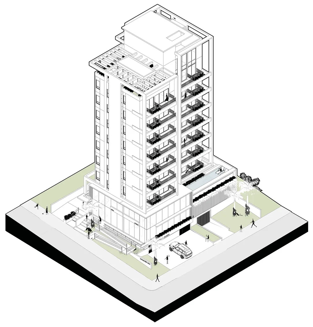 Edifício Otto Mezzo — isométrica — 1 de 1