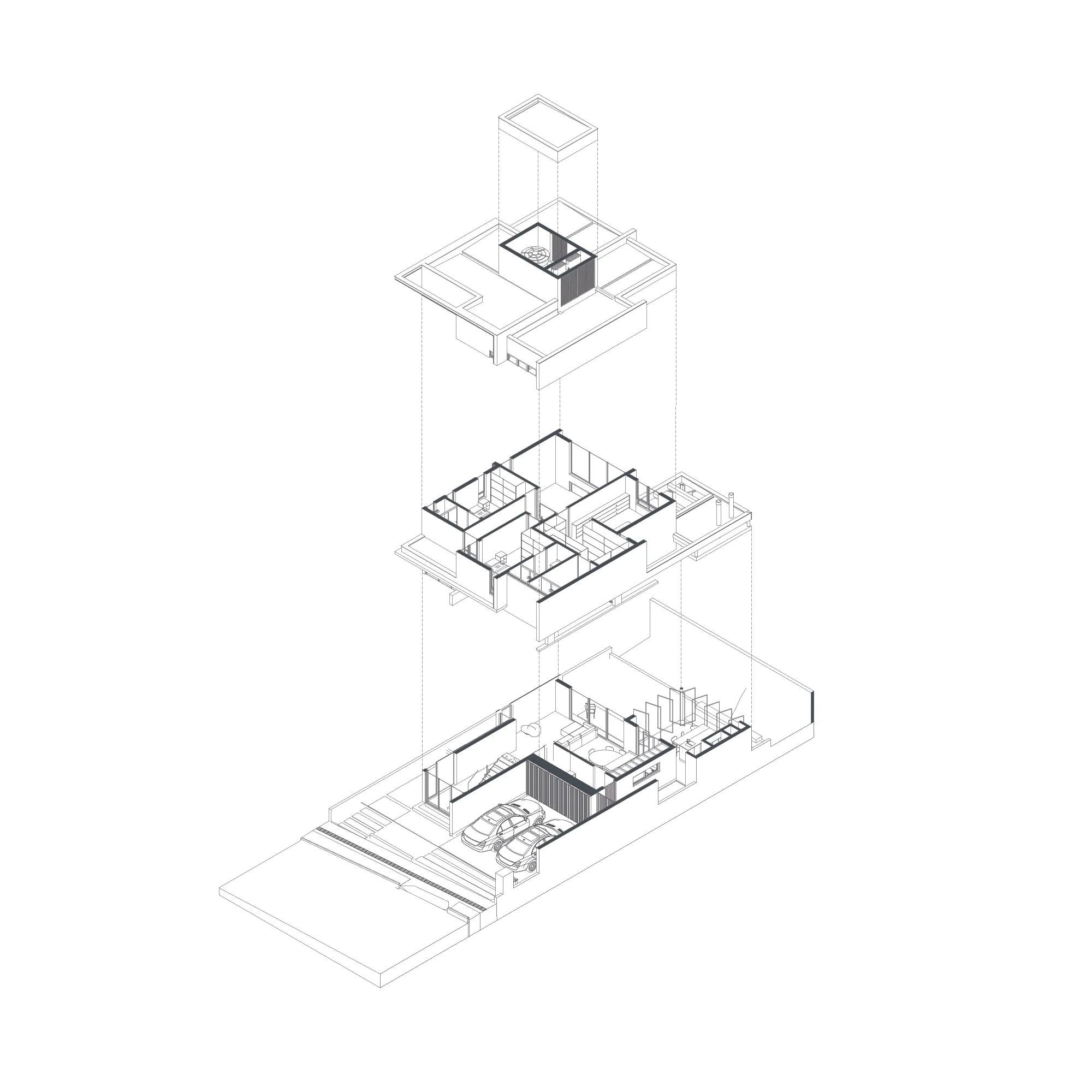 Casa GR — isométrica — 1 de 1