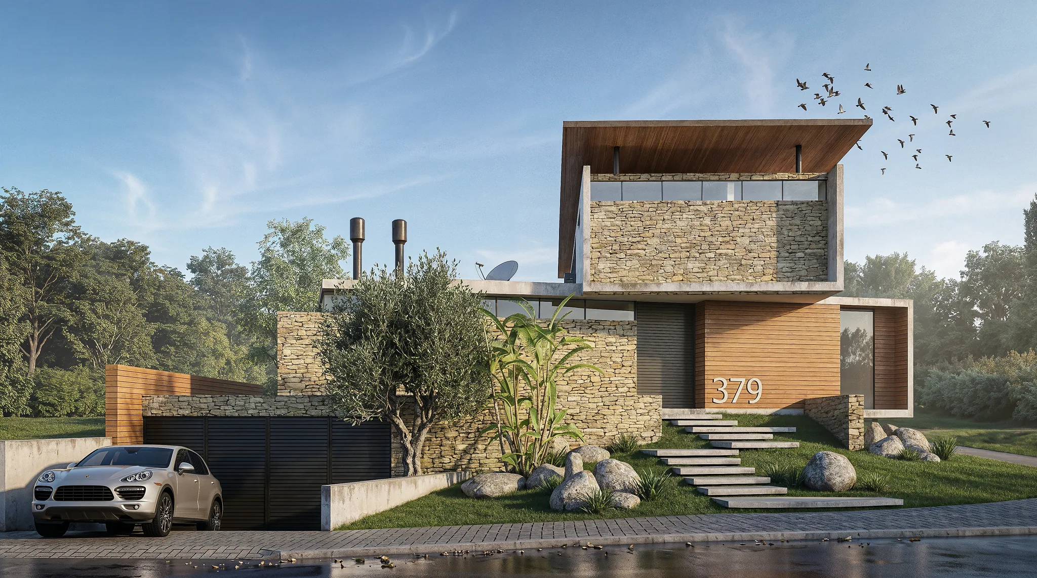 Casa Plana — render 1