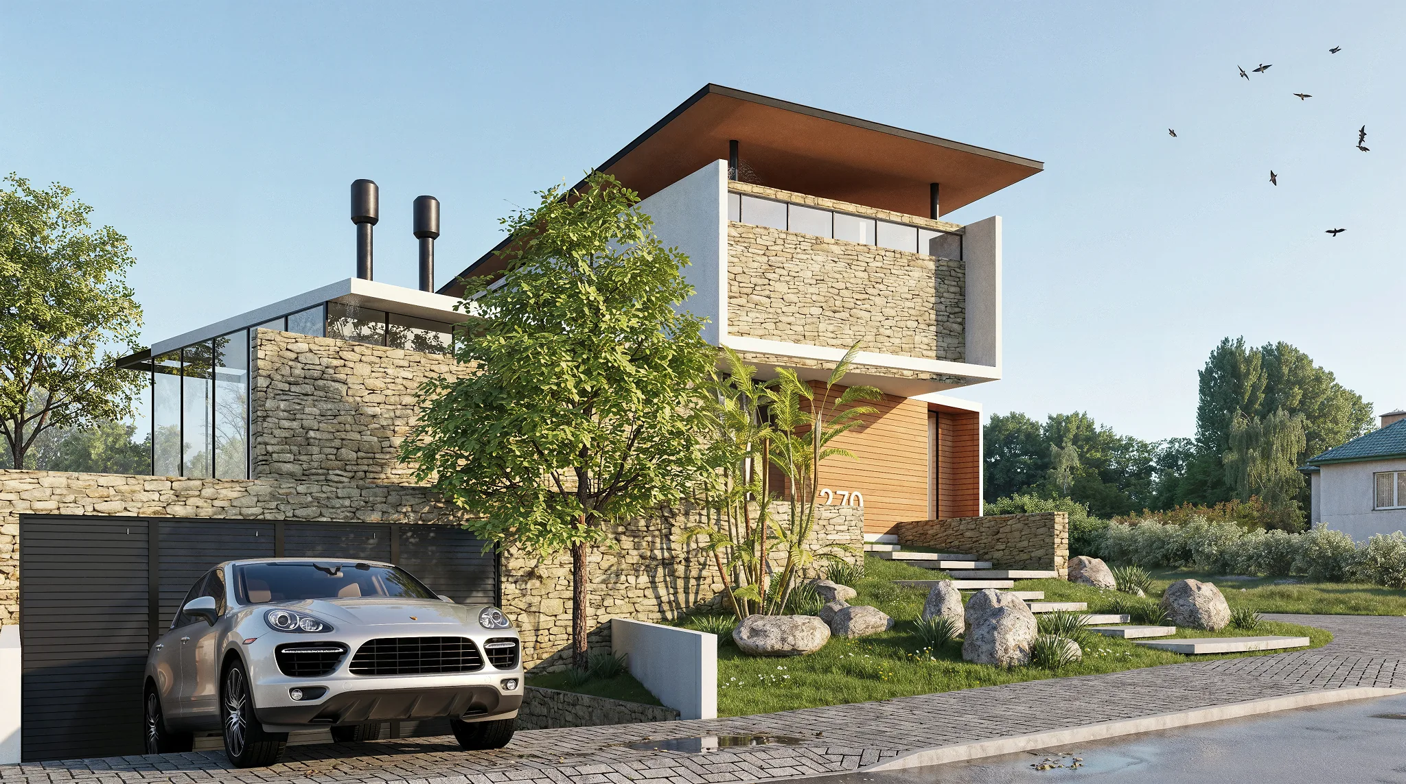 Casa Plana — render 2