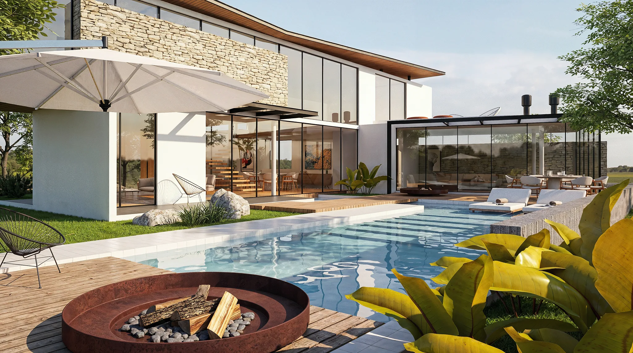 Casa Plana — render 3